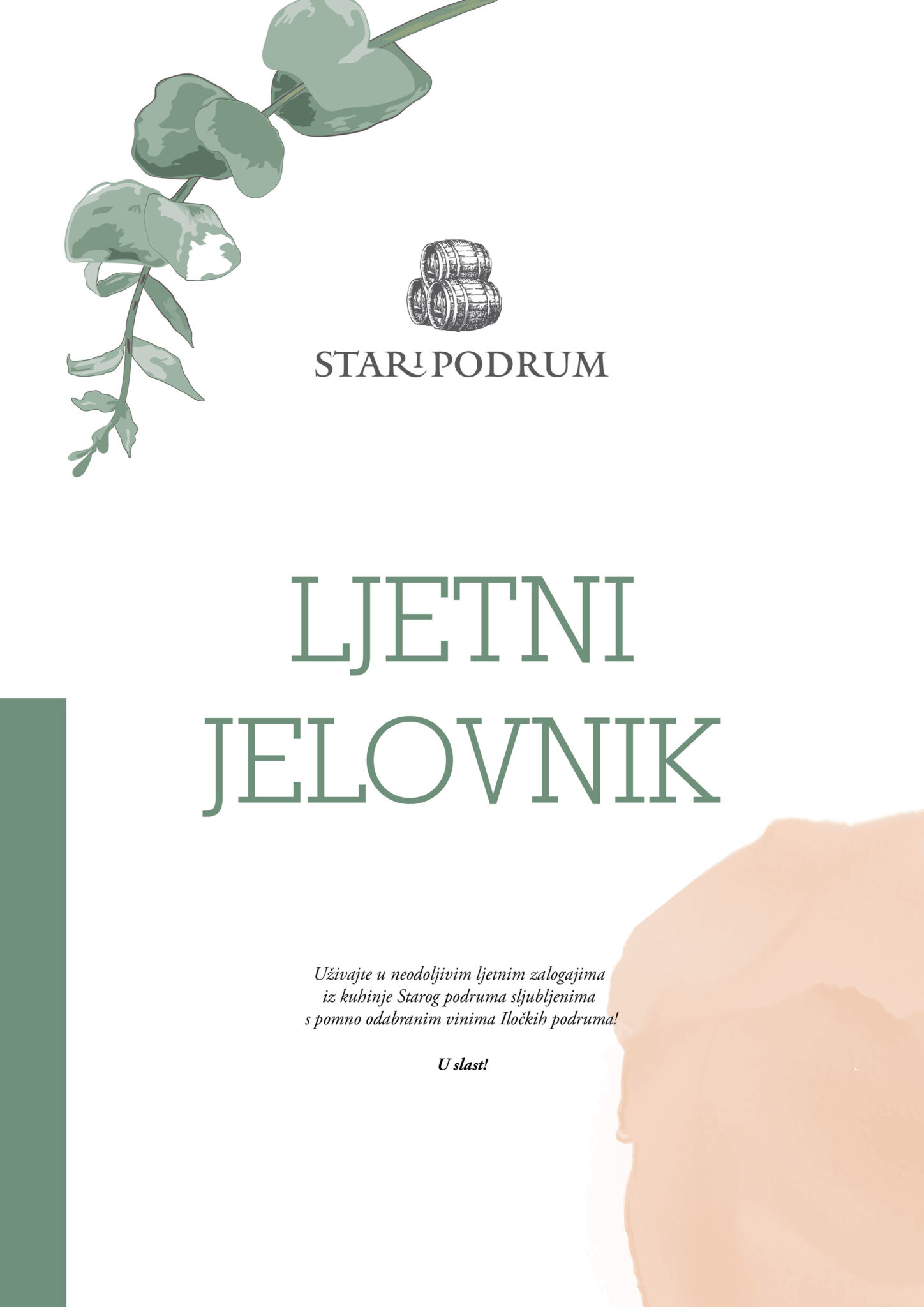 [LJETNI MENU] Mirisi i okusi ljeta u restoranima Stari podrum i ...